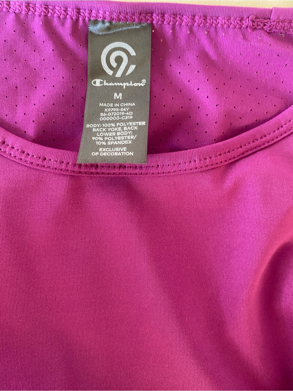 Champion Women's Magenta Sports Tank Top